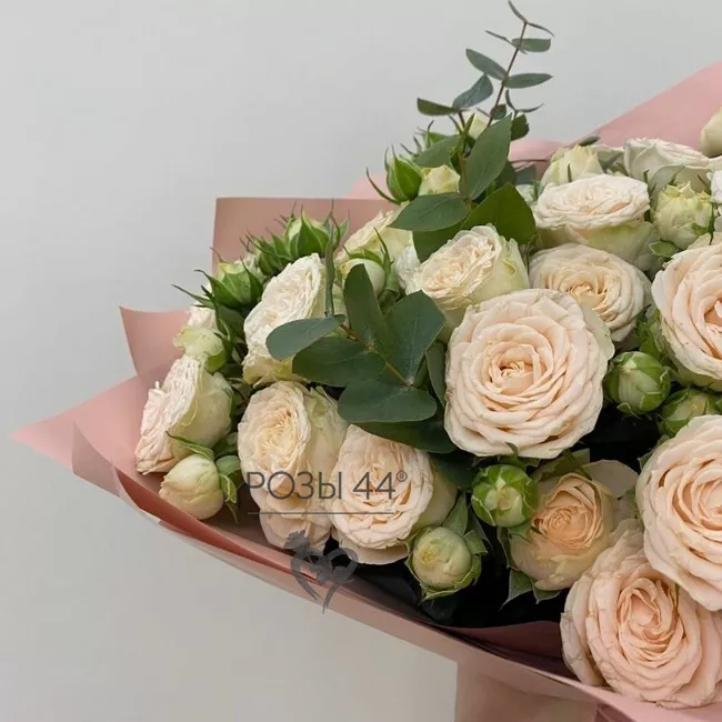 Монобукет из роз &laquo;Тёплая встреча&raquo; 1