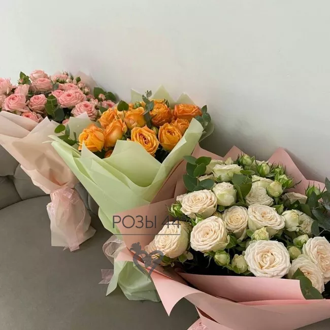 Монобукет из роз &laquo;Тёплая встреча&raquo;