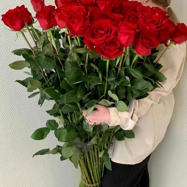 Букет из высоких  роз &laquo;160 см&raquo;