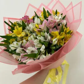 Букет из Альстромерий от интернет-магазина «Розы 44» в Костроме