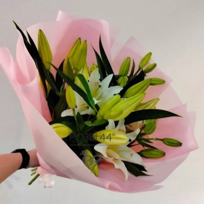 Букет из 5 лилий
