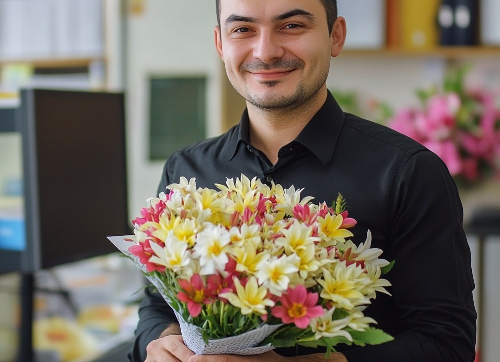 Как выбрать букет цветов для учителя-мужчины на День учителя?