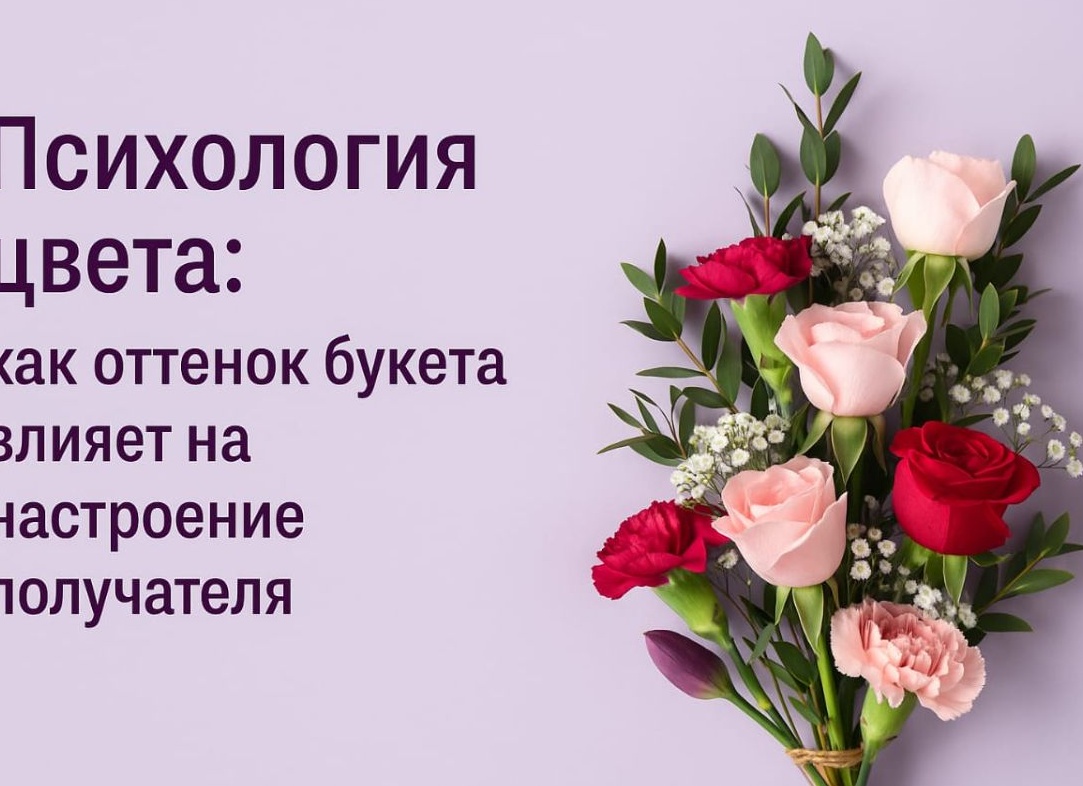 Как и какой букет цветов влияет на самочувствие 💐